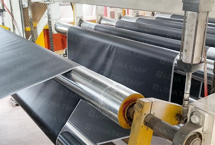 Black PVC waterproof cloth