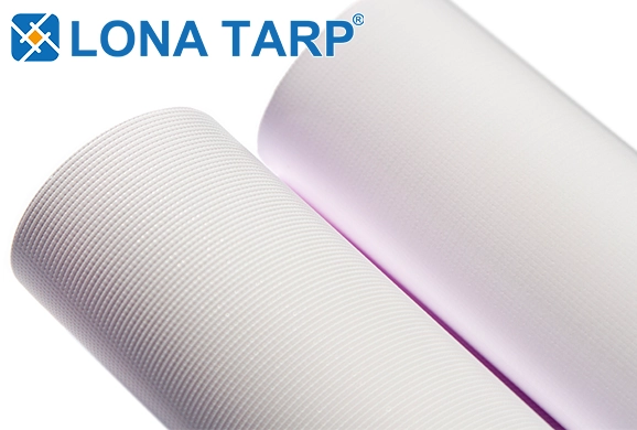 840D18X18-0.4MM white vinyl tarp