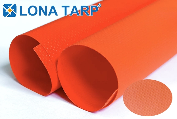 3D pvc fire retardant tarpaulin 450Gsm 500D 18×17