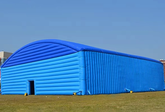 Agricultural inflatable shed