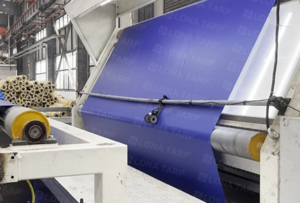 Blue PVC tarpaulin10