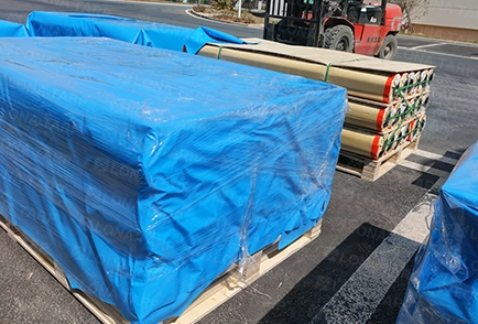 Finished PVC tarpaulin