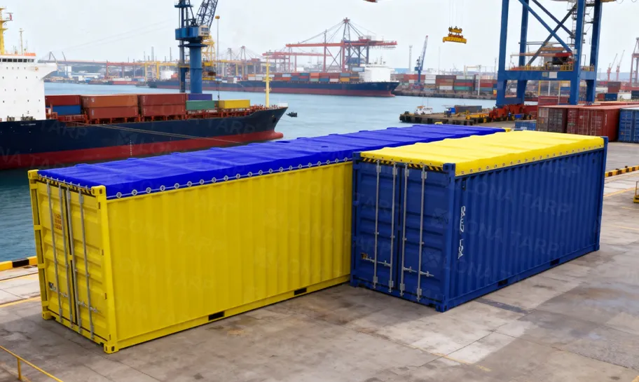 Open Top Container Tarpaulin Cover