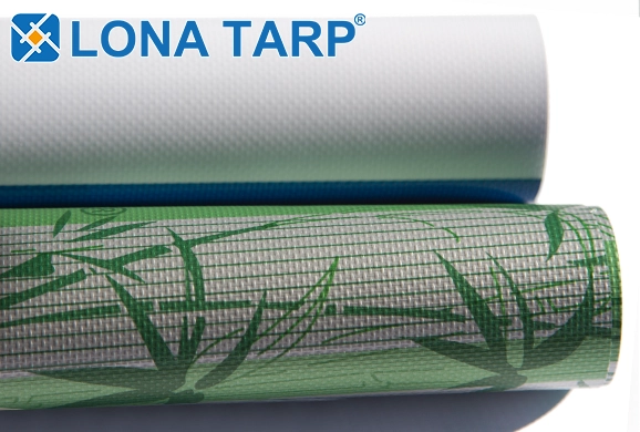 printable pvc tarpaulin in printed fabric