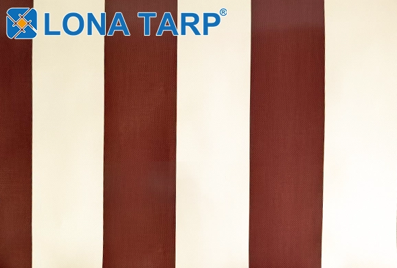 pvc stripe tarpaulin
