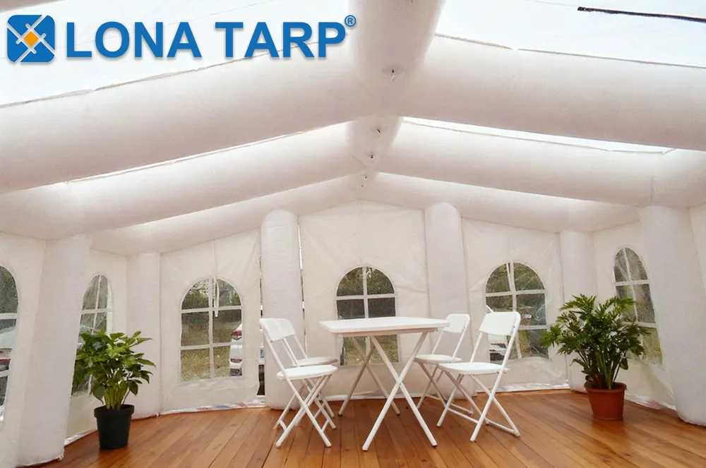 Inflatable tent PVC Tarpaulin