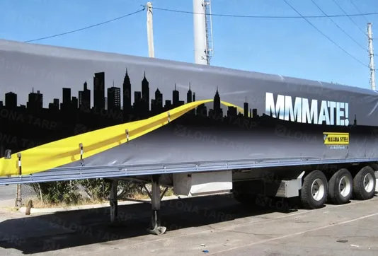 PVC Canvas Printing for truck