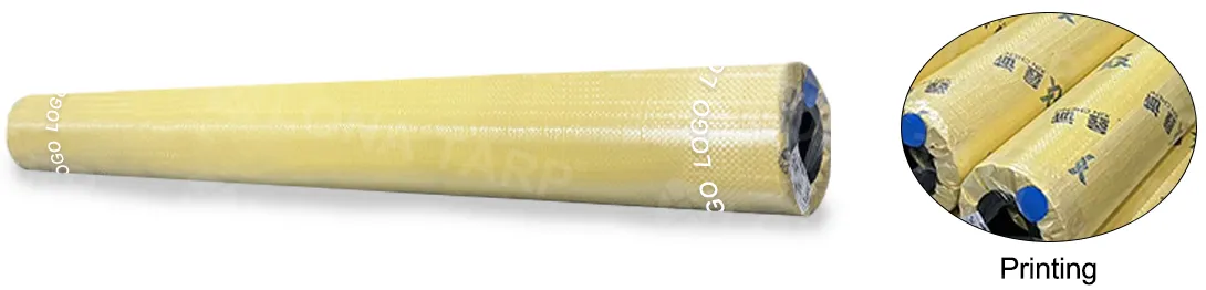 On tarpaulin Packaging