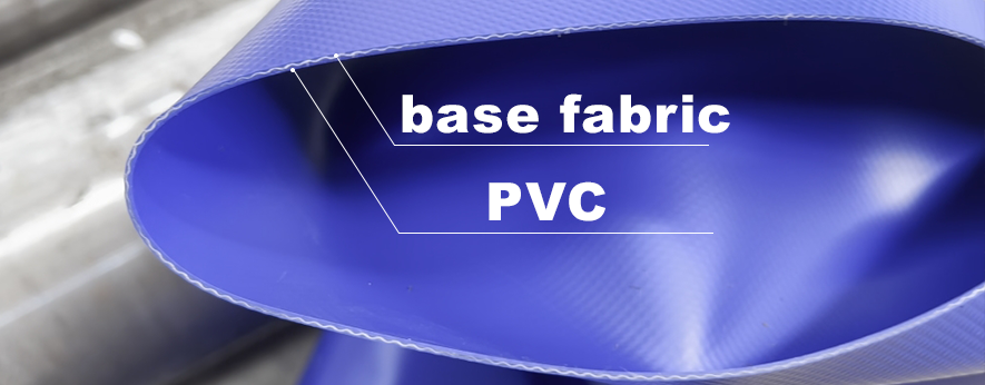 PVC backing canvas structure