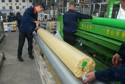 PVC tarpaulin roll
