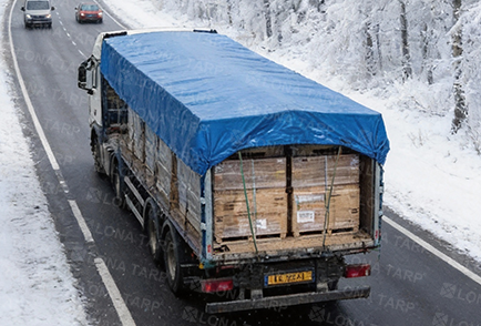 Winter PVC tarpaulin