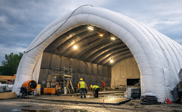 Inflatable Construction Tent