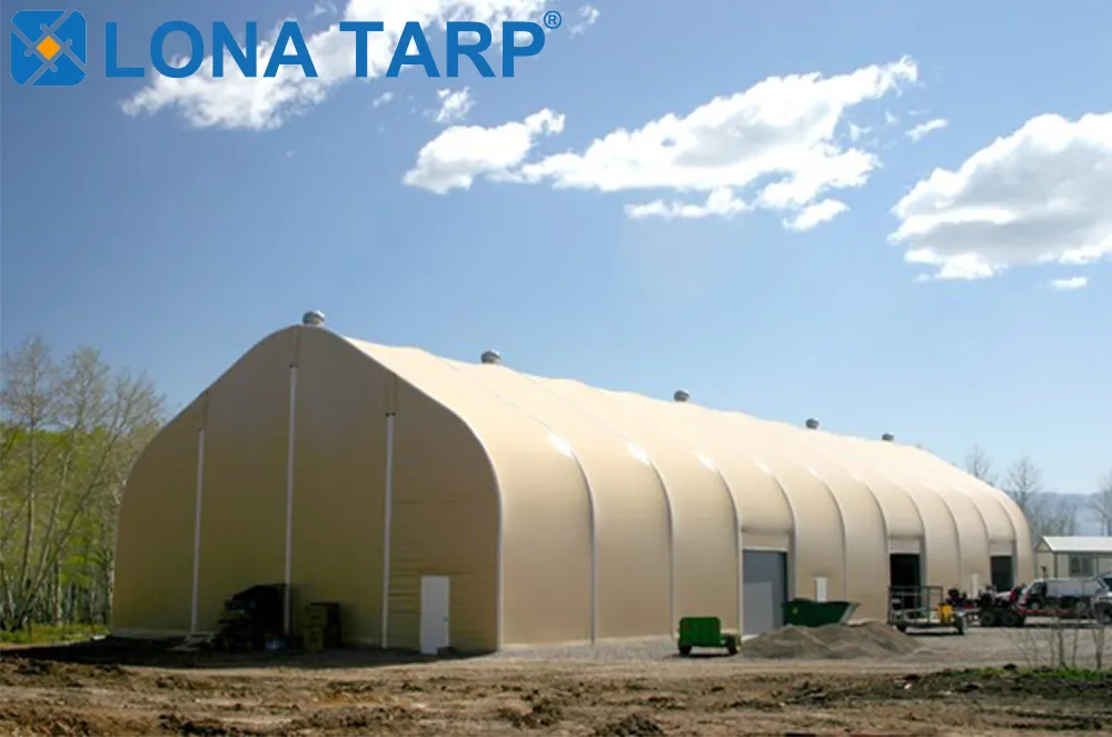 Tensile Fabric Shed for Industrial and Commercial Use-
