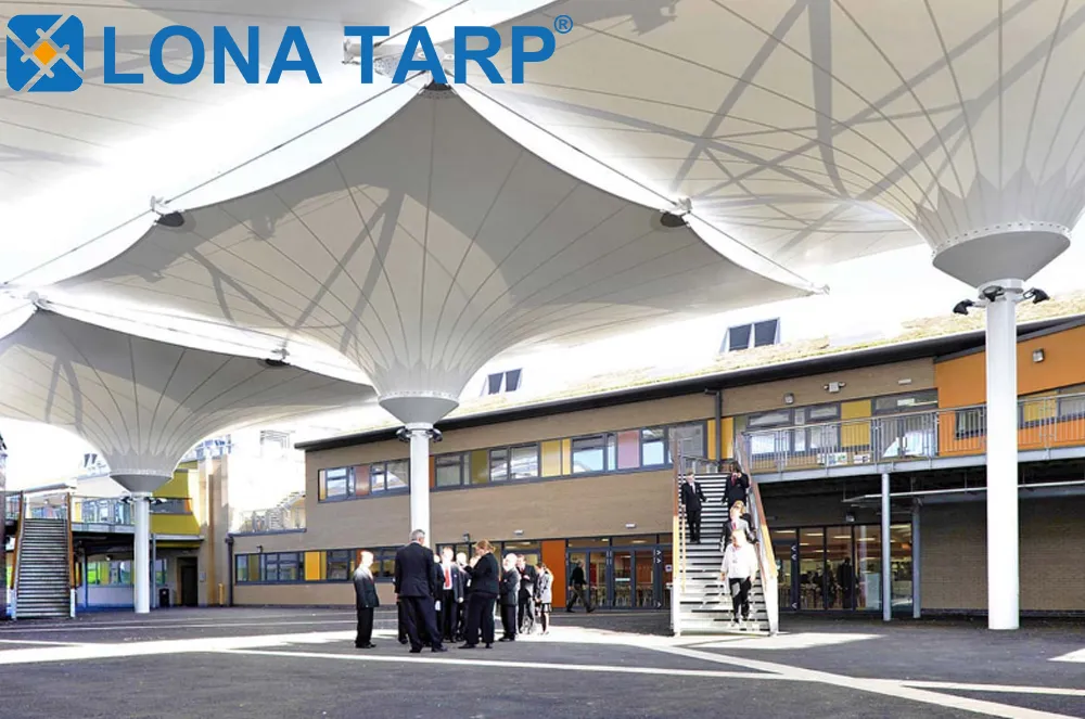 Tensile Shade Structure for Outdoor Applications